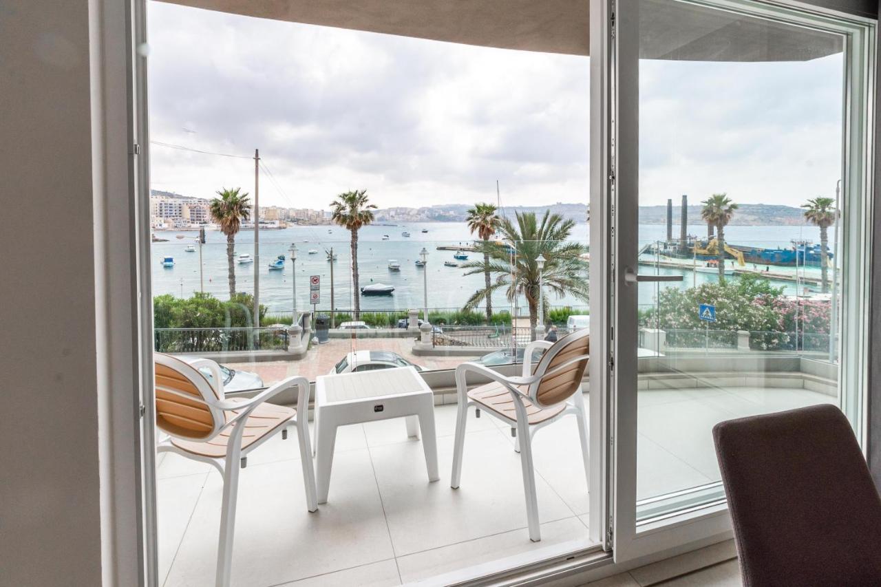 Seafront Luxury Apartment San Pawl il-Baħar Kültér fotó